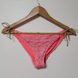 Victoria's Secret pink sparkly bikini bottoms